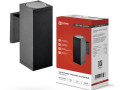 Светильник НБУ CUBE-2хA60-BL E27 IP65 уличный настен. двусторон. под лампу 2хA60 алюм. черн. IN HOME 4690612045153