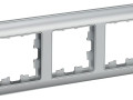 Рамка 3-м BRITE РУ-3-Бр алюм./алюм. IEK BR-M32-12-K47