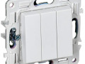 Выключатель 3-кл. SKANDY 10А SK-V11W арктич. бел. IEK SK-V30-0-10-K01