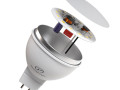 Лампа светодиодная RS LED GU5.3 7W 220-240V 7Вт рефлектор матовая 2700К тепл. бел. GU5.3 560лм 220-240В Ra90 Русский Свет 15011345072