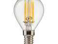 Лампа светодиодная филаментная RS F P45 E14 7W 220-240V 2700К 7Вт 810лм Ra 90 шар Русский Свет 15011245089