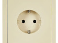 Розетка СП FORTE&PIANO FP415 16А с заземл. защ. шторки винт. крепл. ваниль IEK FP-R14-16-K10