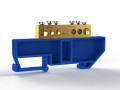 Шина нулевая на DIN-изоляторе 8х12мм 6 отвер. латунь TOKOV ELECTRIC TKE-BCB-812-6-DIN/N