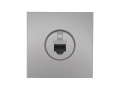 Розетка компьютерная 1-м СП ZIMA IP20 механизм сер. матов. LEZARD 704-7488-140