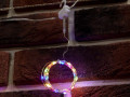 Гирлянда светодиодный занавес из росы 3х3м 300 LED IP20 USB + пульт управления с крючками для крепления мультиколор Neon-Night 315-889