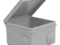 Коробка распределительная ОП 80х80х50мм 7 каб. вводов IP54 сер. TOKOV ELECTRIC TKE-KR-80-80-50-C06