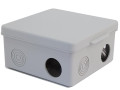 Коробка распределительная ОП 100х100х50мм 7 каб. вводов IP54 сер. TOKOV ELECTRIC TKE-KR-100-100-50-C06