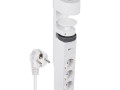 Удлинитель 3х1.5м на струбцине с заземл. с выкл. 3 USB выхода (2А+1С) IP20 ПВС 3х1 ETD-03U-150-wh (3х1.5) бел. JAZZway 5059535