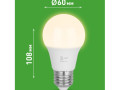 Лампа светодиодная GREEN LINE A60-12W-830-E27 GL 12Вт груша 3000К свет тепл. E27 Эра Б0067110