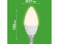 Лампа светодиодная GREEN LINE B35-10W-830-E14 GL 10Вт свеча 3000К свет тепл. E14 Эра Б0067108