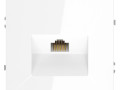 Розетка компьютерная 1-м СП S70 RJ45 кат.6 механизм бел. глянцевый Voltum VLS060101