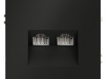 Розетка компьютерная 2-м СП S70 RJ45 + RJ45 кат.6 механизм черн. матов. Voltum VLS060208