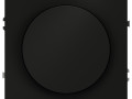 Светорегулятор поворотно-нажимной СП S70 600Вт механизм черн. матов. Voltum VLS070308