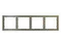 Рамка 4-м S70 пластик. шелк Voltum VLS100404