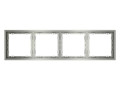 Рамка 4-м S70 пластик. сталь Voltum VLS100405