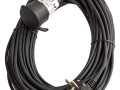 Удлинитель-шнур 1х30м 10А IP44 3500Вт 220-350В КГ 2х1.0мм каучук КОСМОС YSHKsm30m-1g(10A)KG