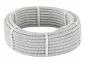 Труба гофрированная ПВХ d32мм с протяжкой сер. (уп.50м) TOKOV ELECTRIC TKE-TG/P-32-C06/50