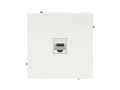 Розетка компьютерная 1-м KANT RJ45 кат.5E без шторки бел. магнолия DKC 7000663