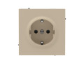 Розетка силовая KANT 2P+E без шторки ванильн. марципан DKC 7015033