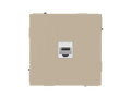 Розетка компьютерная 1-м KANT RJ45 кат.5E без шторки ванильн. марципан DKC 7015663
