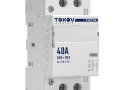Контактор модульный 36мм 40А 230В АС 1НО 1НЗ PRIZMA TOKOV ELECTRIC TKE-PZ-MC-2-40-230-11