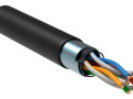 Кабель витая пара F/UTP кат.5E 4х2х24AWG solid CU LDPE Outdoor черн. (м) GENERICA BC3-C5E04-339-305-G