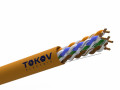 Кабель витая пара U/UTP 4х2х24AWG(0.48мм) кат.5E нг(А)-HF (LSZH) indoor Fluke tested 305м (м) TOKOV ELECTRIC TKE-C10-U/UTP-42-5E-305-LSZH