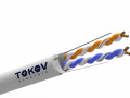 Кабель витая пара F/UTP 2х2х24AWG кат.5E PVC indoor 305м (м) TOKOV ELECTRIC TKE-C06-F22-5E-305-PVC