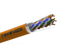 Кабель витая пара F/UTP 4х2х23AWG(0.57мм) кат.6 ZH нг(А)-HF (LSZH) indoor 305м (м) PRO TOKOV ELECTRIC TKP-C06-F42-6-RU-LSZH