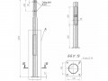 Опора ОГКф-4.0(К170-130-4х14)-ц Пересвет В00000168