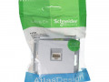 Механизм розетки компьютерной AtlasDesign RJ45 алюм. SchE ATN000383