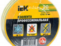 Изолента ПВХ 0.18х19мм желт./зел. (рул.20м) IEK UIZ-20-10-K52